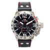 Thumbnail Image 0 of Men's TW Steel Canteen Chronograph Leather Strap Watch with Black Dial (Model: CS9)