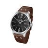 Thumbnail Image 0 of Men's TW Steel Slim Line Automatic Leather Strap Watch with Black Dial (Model: TWA1310)