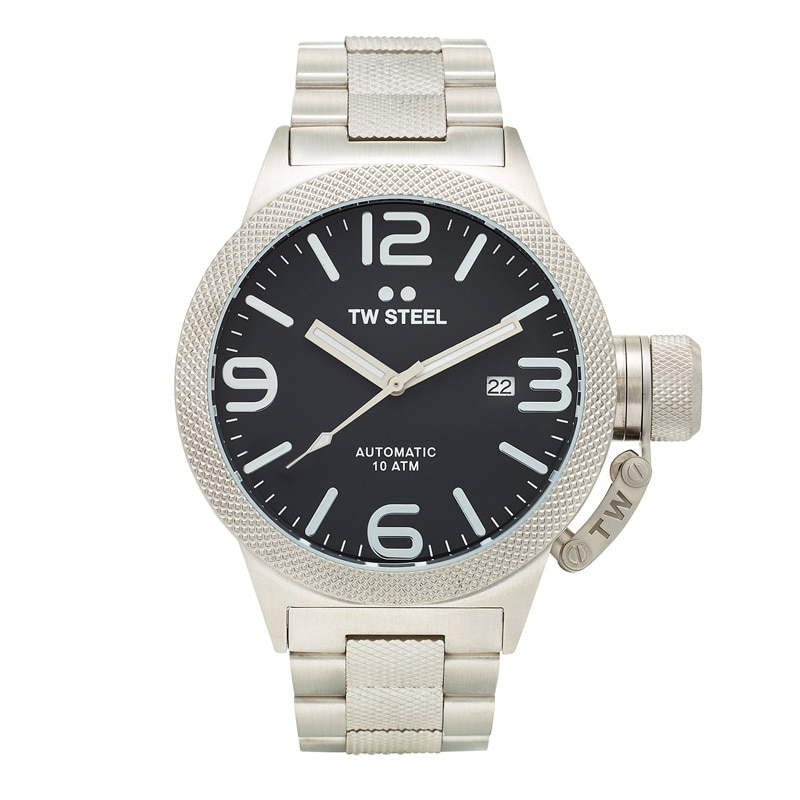 Men's TW Steel Canteen Automatic Watch with Black Dial (Model: CB5)