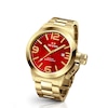 Thumbnail Image 0 of Men's TW Steel Canteen Gold-Tone Watch with Red Dial (Model: CB111)