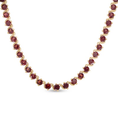 Genuine Garnet Beaded Necklace Hematite Stone Necklace Multi Stone Necklace,Garnet Beads Sterling Silver Rose Gold Plated Beaded Necklace