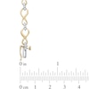 Thumbnail Image 1 of 1/2 CT. T.W. Diamond Infinity Loop Bracelet in 10K Gold - 7.25"