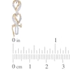 Thumbnail Image 1 of 1 CT. T.W. Diamond Open Flame Link Bracelet in 10K Gold - 7.25"