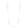 Thumbnail Image 1 of Circle Station Link Necklace in 10K Gold - 24"