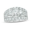Thumbnail Image 0 of 3 CT. T.W. Princess-Cut Diamond Past Present Future® Engagement Ring in 14K White Gold