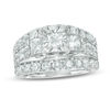 Thumbnail Image 1 of 3 CT. T.W. Princess-Cut Diamond Past Present Future® Engagement Ring in 14K White Gold