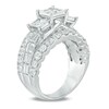 Thumbnail Image 2 of 3 CT. T.W. Princess-Cut Diamond Past Present Future® Engagement Ring in 14K White Gold