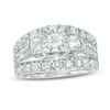 Thumbnail Image 1 of 2 CT. T.W. Princess-Cut Diamond Past Present Future® Engagement Ring in 14K White Gold