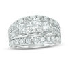 Thumbnail Image 0 of 2 CT. T.W. Princess-Cut Diamond Past Present Future® Engagement Ring in 14K White Gold