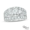 Thumbnail Image 1 of 4 CT. T.W. Princess-Cut Diamond Past Present Future® Engagement Ring in 14K White Gold
