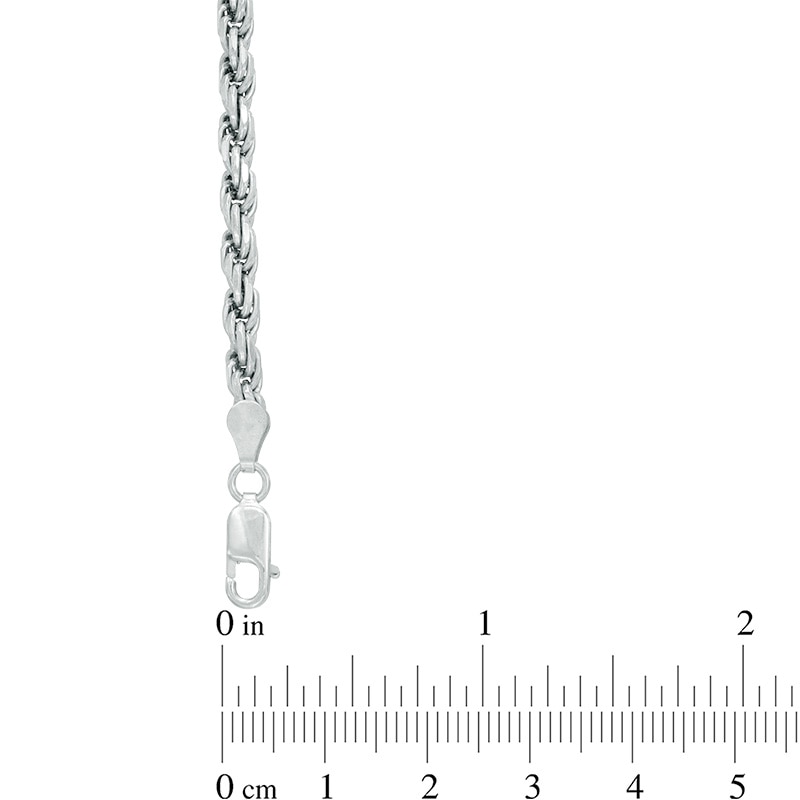 Box Chain Necklace in Sterling Silver, 3.6mm