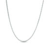 Thumbnail Image 0 of Ladies' 2.6mm Diamond-Cut Cable Chain Necklace in Sterling Silver - 24"