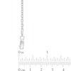 Thumbnail Image 1 of Ladies' 2.6mm Diamond-Cut Cable Chain Necklace in Sterling Silver - 24"