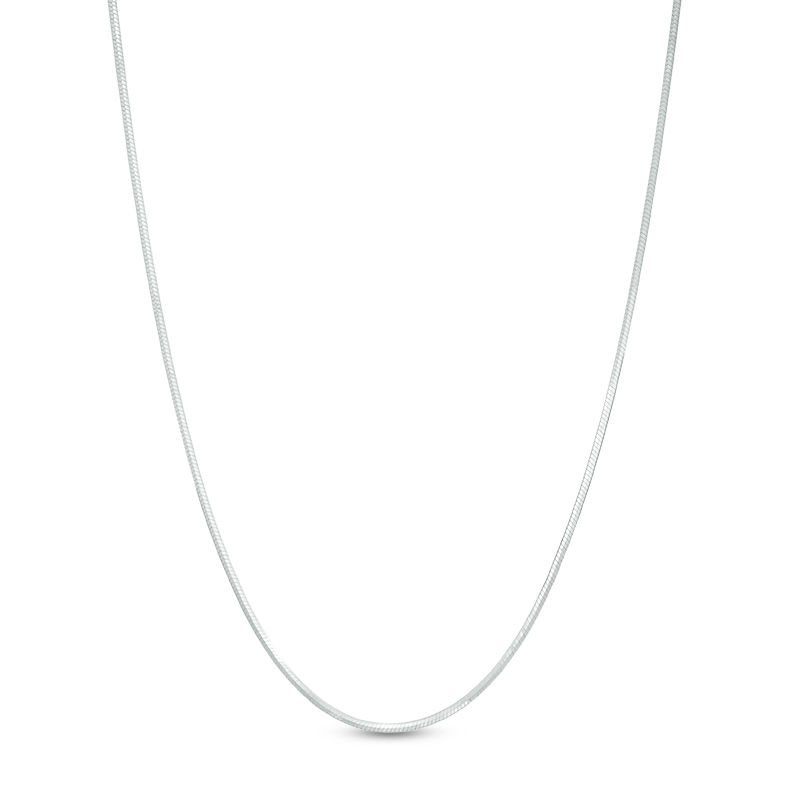 Ladies' 1.2mm Snake Chain Necklace in Sterling Silver - 20&quot