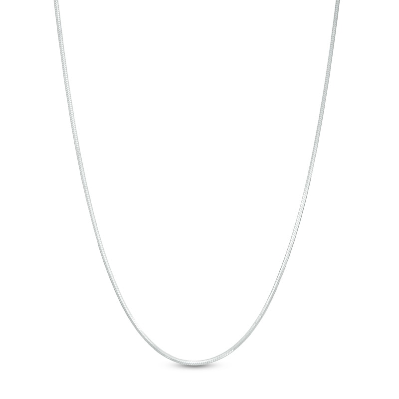 Main Image 1 of Ladies' 1.2mm Snake Chain Necklace in Sterling Silver - 20"