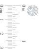 Thumbnail Image 2 of 8.0mm Lab-Created White Sapphire Stud Earrings in 14K White Gold