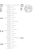Thumbnail Image 2 of 6.5mm Lab-Created White Sapphire Stud Earrings in 14K Gold