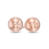 Thumbnail Image 1 of 6.0mm Ball Stud Earrings in 14K Rose Gold
