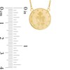 Thumbnail Image 1 of Mother Mary Medallion Necklace in 10K Gold - 17"