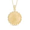 Thumbnail Image 0 of Scalloped Liberty Coin Pendant in 14K Gold