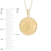 Thumbnail Image 2 of Scalloped Liberty Coin Pendant in 14K Gold