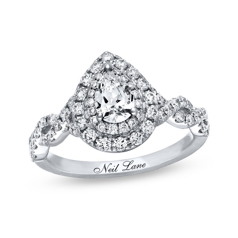 Neil Lane Collections Zales Neil Lane Bridal Collection 1 8 Ct T W Pear Shaped