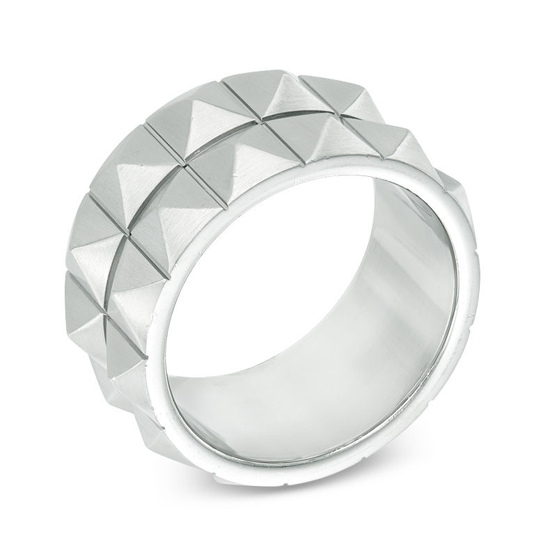 Men's Spike Ring Silver