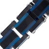 Thumbnail Image 2 of Textured Link Bracelet in Stainless Steel with Two-Tone IP - 8.5"