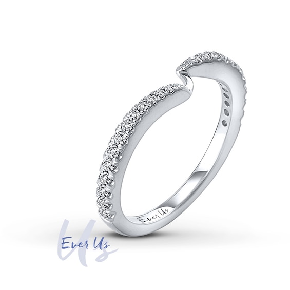 Ever UsÂ® 1/5 CT. T.w. Diamond Contour Band in 14K White Gold