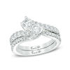 Thumbnail Image 2 of Ever Us® 1/5 CT. T.W. Diamond Contour Band in 14K White Gold