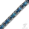 Thumbnail Image 1 of Link Bracelet in Stainless Steel with Two-Tone IP - 8.5"