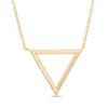 Thumbnail Image 1 of Open Triangle Pendant in 10K Gold