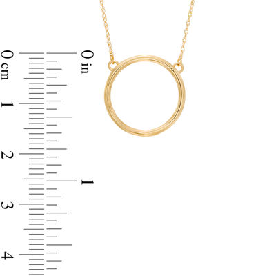 Circle Necklace in 10K Gold Zales