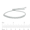 Thumbnail Image 1 of 1/4 CT. T.W. Diamond Bolo Bracelet in Sterling Silver - 9.5"