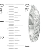 Thumbnail Image 2 of Diamond-Cut Hoop Earrings in 14K White Gold