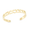 Thumbnail Image 0 of Alternating Hearts Toe Ring in 14K Gold