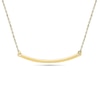 Thumbnail Image 1 of Curved Bar Necklace in 10K Gold