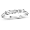 Thumbnail Image 0 of 1/3 CT. T.W. Diamond Five Stone Anniversary Band in 14K White Gold