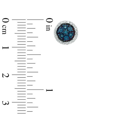 zales blue diamond earrings