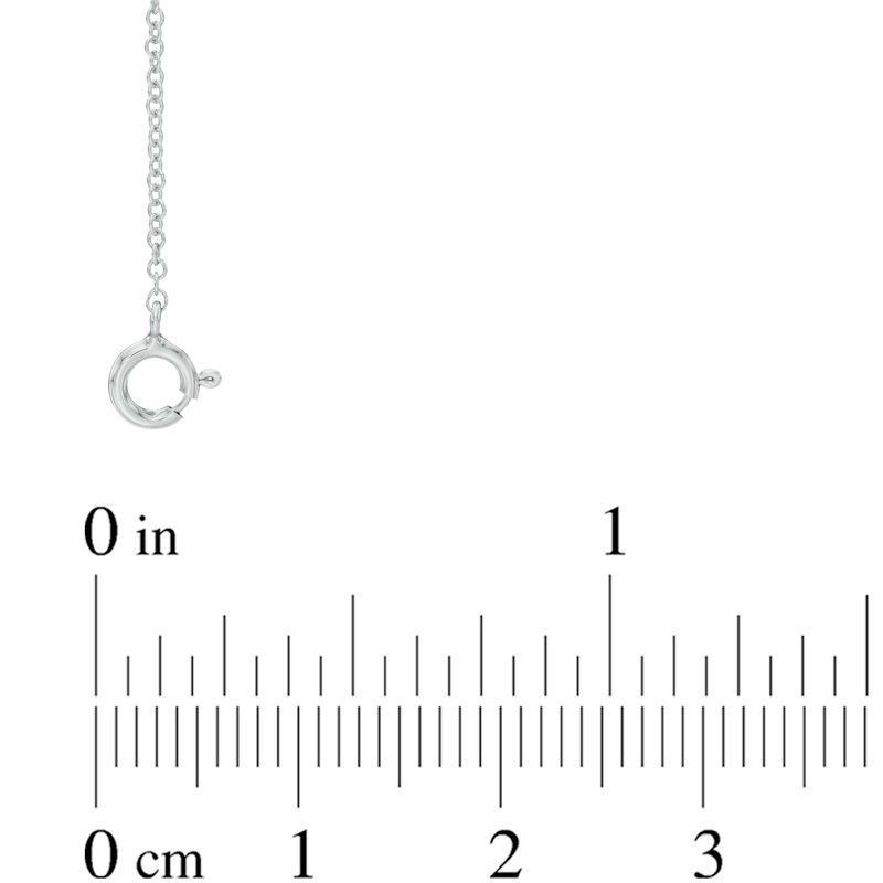 Diamond Accent Sideways Cross Bracelet in 10K White Gold Zales