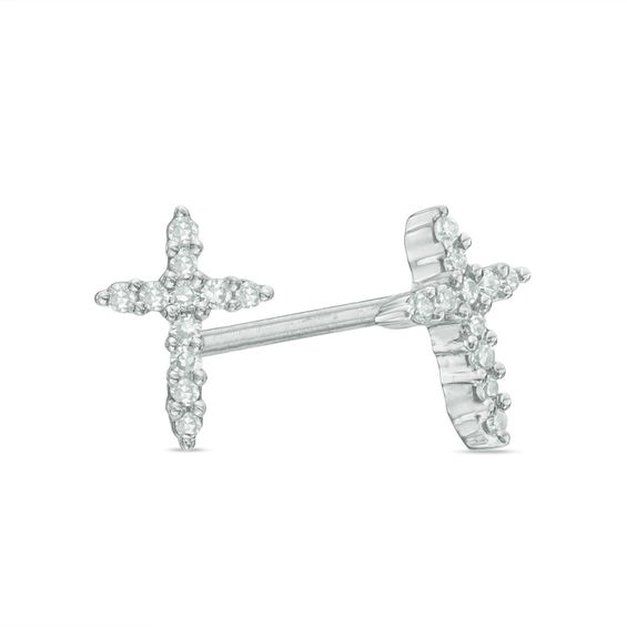 Zales cross earrings cheap