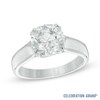 Thumbnail Image 1 of Celebration Ideal 3 CT. Certified Diamond Solitaire Engagement Ring in 14K White Gold (I/I1)