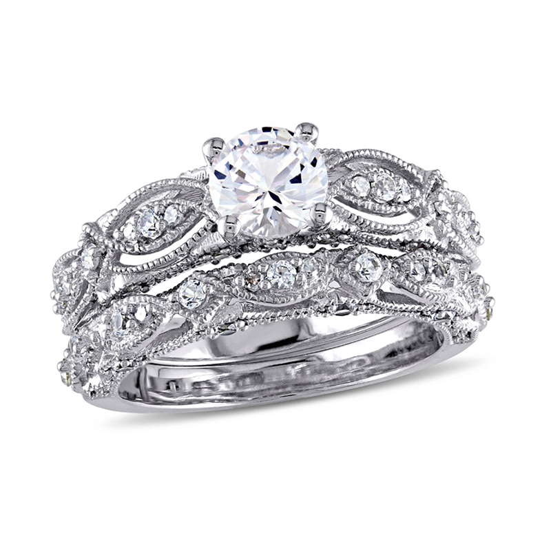 vintage bridal wedding ring sets