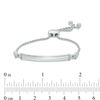 Thumbnail Image 2 of Diamond Accent Bolo Bracelet in Sterling Silver - 8.0"