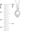 Thumbnail Image 1 of Diamond Accent Infinity Earrings and Pendant Set in Sterling Silver