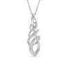 Thumbnail Image 1 of Diamond Accent Intertwining Pendant in Sterling Silver