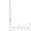 Thumbnail Image 2 of Oval Morganite and Diamond Accent Bracelet in Sterling Silver with 14K Rose Gold Plate