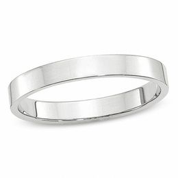 Ladies 1.5mm Wedding Band in 10K White Gold Zales