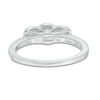 Thumbnail Image 2 of 1/2 CT. T.W. Diamond Frame Past Present Future® Engagement Ring in 14K White Gold