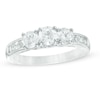 Thumbnail Image 0 of 1-1/2 CT. T.W. Diamond Past Present Future® Engagement Ring in 14K White Gold